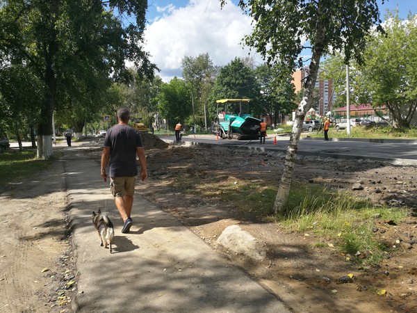 Где-то в параллельной вселенной. - Моё, Укладка асфальта, Нет дождя, Параллельная вселенная