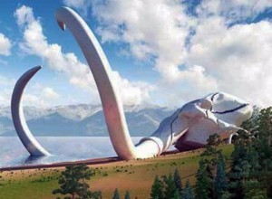 Construction of a tourist complex in the form of a mammoth's head on the shores of Lake Baikal. - My, Baikal, Buryatia, , My opinion, Need your opinion