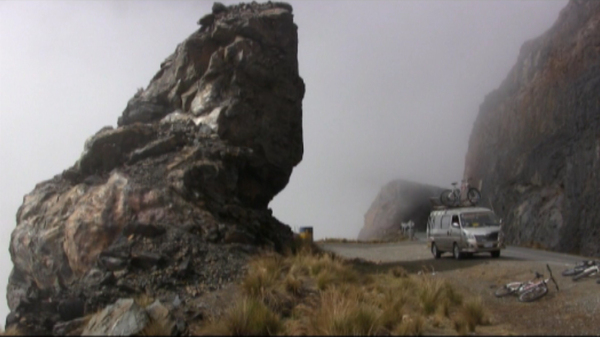 Road of Death in Bolivia: a path with a little less dead than alive - My, Bolivia, Death Road, Andes, La Paz, Bike ride, Video, Longpost