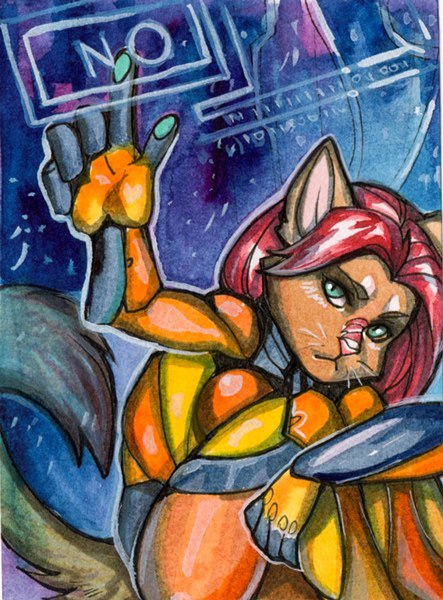 ACEO - Furry, Traditional art, Aceo, A selection, Longpost, Watercolor, , Landscape