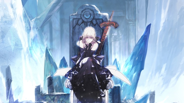 Anime art - Anime Art, Аниме, Фэнтези, Fate, Saber Alter