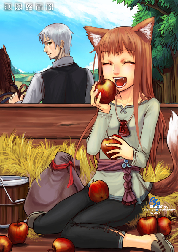 Spice and Wolf. - Anime art, Anime, Spice and Wolf, Horo holo, Holo, Kraft lawrence