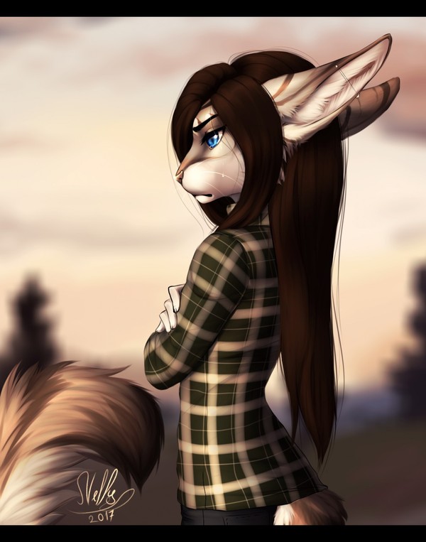 In grief - Furry, Anthro, Art, Nelly63