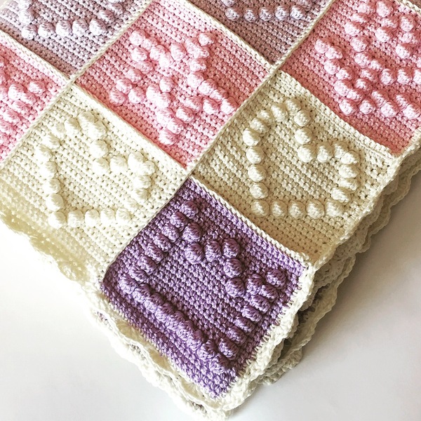 Named crochet plaid - My, Plaid, Crochet, Cover, Knitting, Longpost