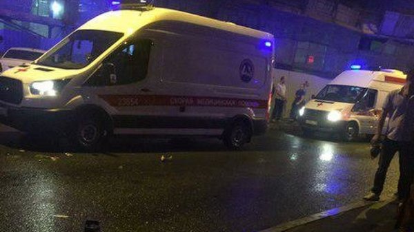 The car drove into a crowd of people in St. Petersburg - , Saint Petersburg