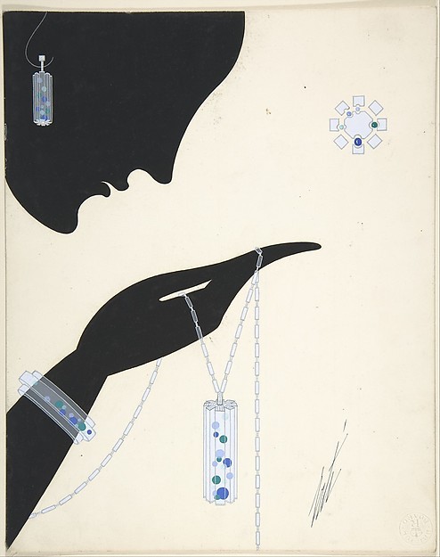 Erte (Roman Tyrtov) - Art Deco, 1920s, 1930s, Design, Fashion history, Graphics, Scene, Longpost