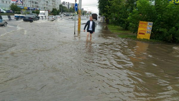 Who is to blame for this? - Krasnoyarsk, Потоп