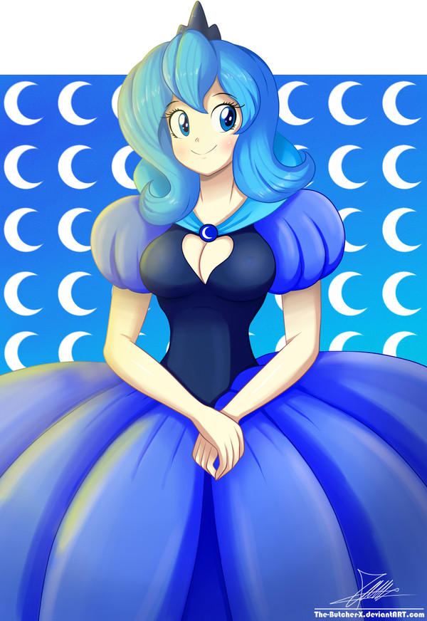 .:Human Princess Luna:. - My little pony, Princess luna, Humanization, Thebutcherx