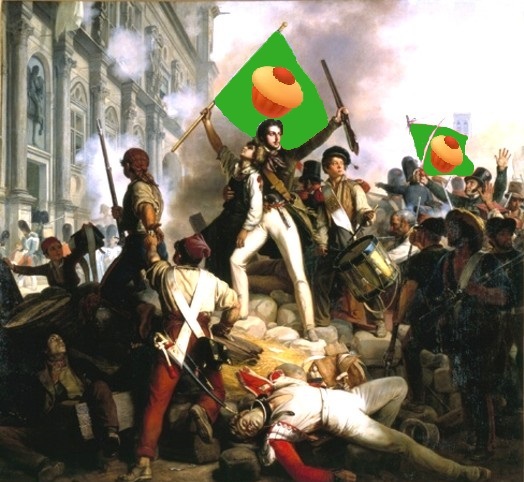 Long live the revolution! - My, Paint, , Revolution, French Revolution, , Revolutionaries