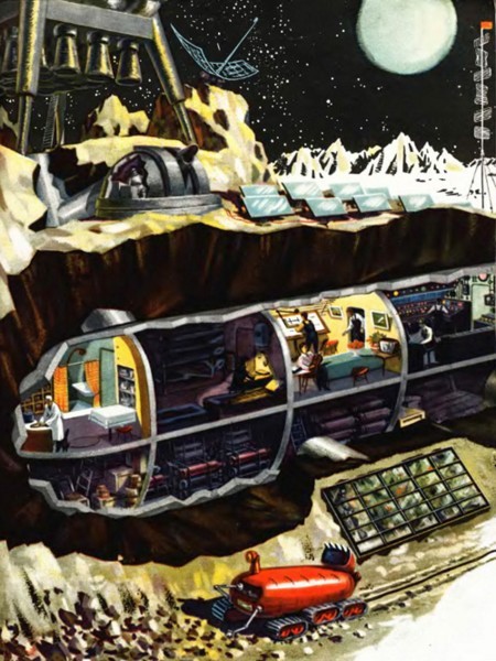 Gallery of the Unfulfilled Future. - Space fiction, Retrofuturism, Humor, Longpost