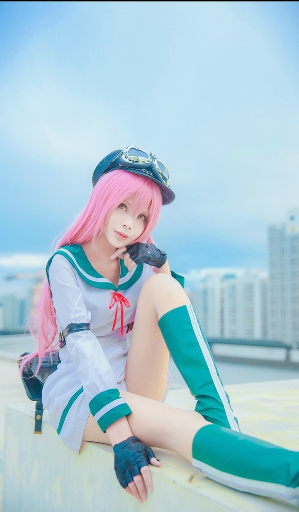 Simca cosplay - Косплей, Аниме, Air Gear, Simca, Длиннопост, Розовые волосы