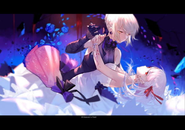 Heaven's Feel - Fate, Fate-Stay Night, Saber Alter, Matou Sakura, Anime Art, Арт, Аниме, Не аниме