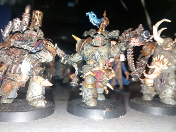 Death Guard Marines from New Start - My, Warhammer 40k, Miniature, Painting miniatures, Death guard, Nurgle, Wh miniatures