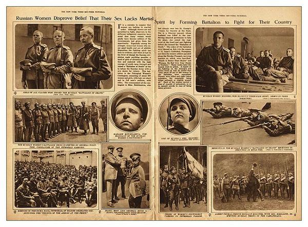 Women's death battalion of Maria Bochkareva. - World War I, , , February revolution, October Revolution, Story, Longpost