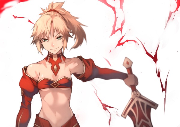 Saber of red - , Mordred, Fate, Fate apocrypha, Fate grand order, Anime art, Art, Anime
