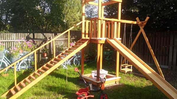 Do-it-yourself playground - My, Children, Playground, Rukozhop