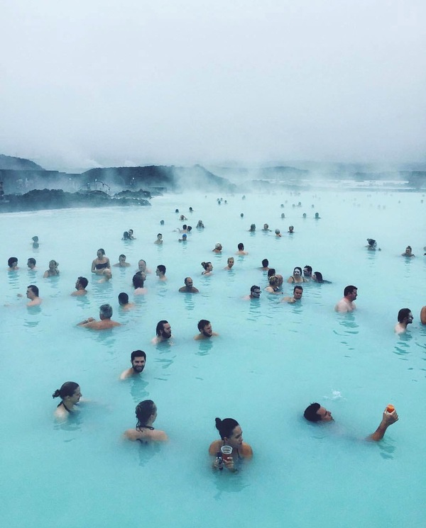 Stumbled on the Internet, decided to just share - Blue Lagoon Iceland - Blue Lagoon, Iceland, beauty, Thermal springs