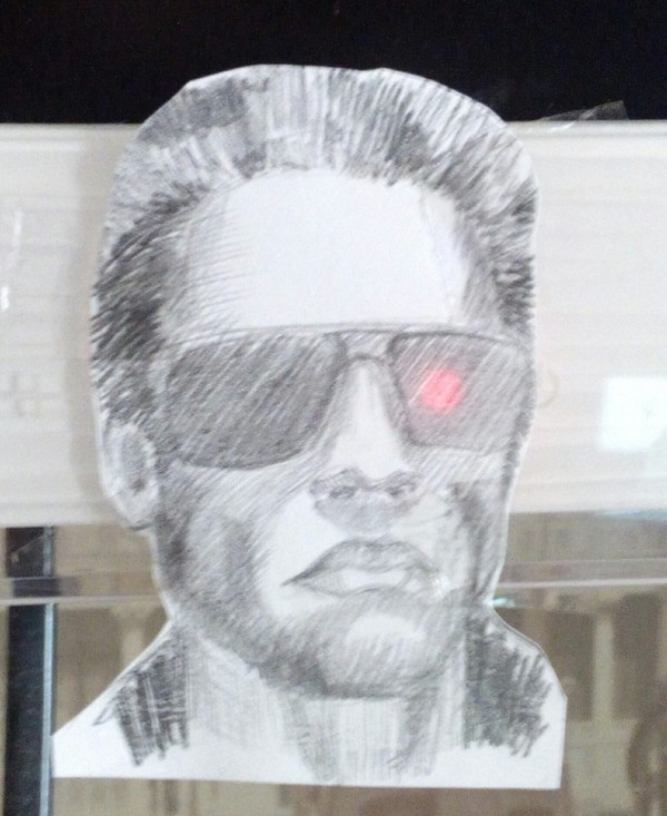 house art - Terminator, My, Art