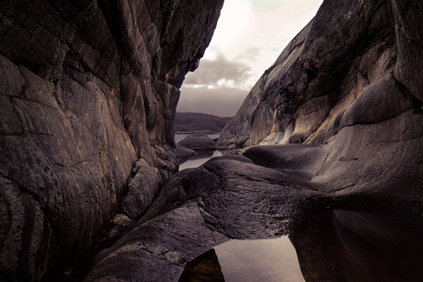 tide-turned - The photo, My, Barents Sea, Caves