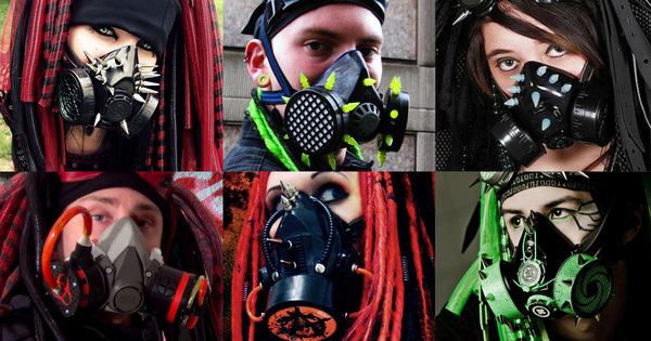 There was a poisonous gas leak at the Cybergoth rave. There were no casualties. - Cybergotics, Rave, Humor