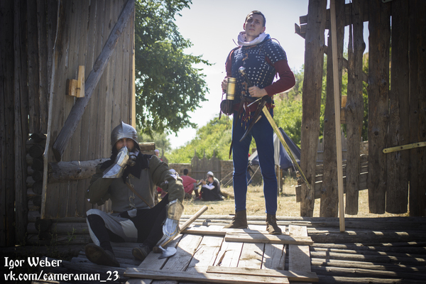 You won't go any further... - My, , , Historical reconstruction, Armor, Weapon, Hobby