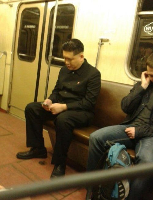 Doubles of famous people that can be seen in public transport - , Doubles, , , , Longpost