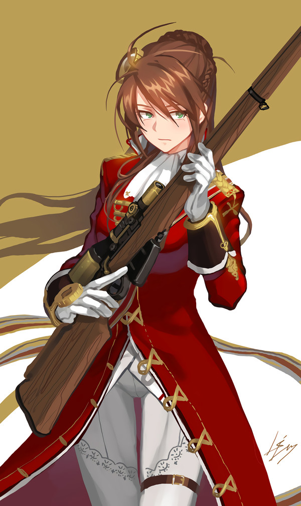 Lee-enfield - Anime art, Anime, Girls frontline, Lee-enfield, Kws