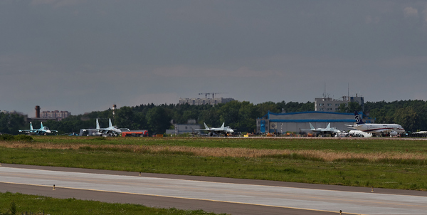 Some T-50s from MAKS-2017 - My, t-50, Aviation, , Longpost, MAKS (air show)