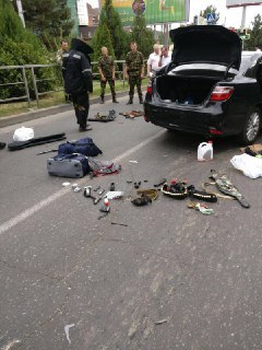 In the Festival district of Krasnodar there was a chase with a shootout - Террористы, Road accident, Traffic police, Longpost