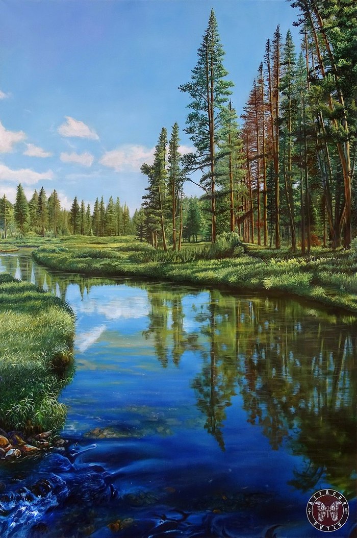 Oil Paintings - Oil painting, Nature, , , Longpost