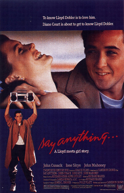I recommend watching Say Something - I advise you to look, , Movies, Drama, Melodrama, Comedy, John Cusack, GIF, Tag