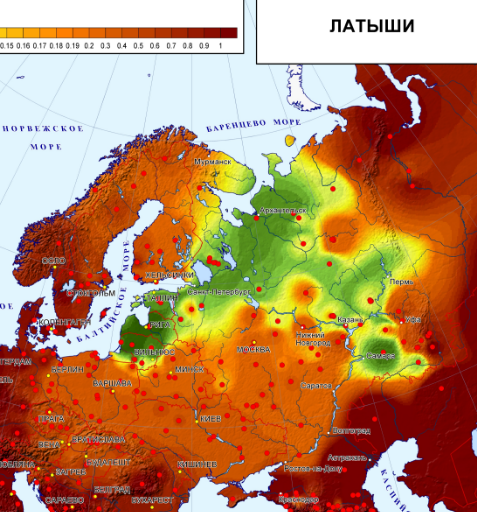 Генофонд народов Северо-Восточной Европы. От финнов до литовцев. - Генетика, Народ, Финны, Карелы, Латыши, Эстонцы, Литовцы, Коми, Длиннопост