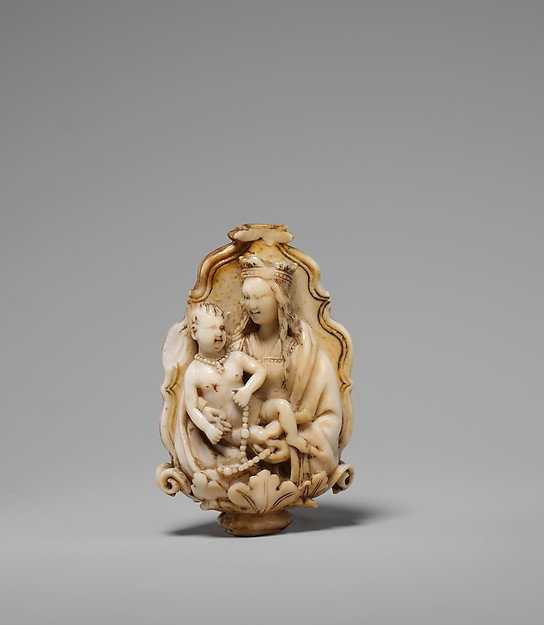 Rosary bead, Germany, beg. - Ivory, 16th century, Beads, Chaplet