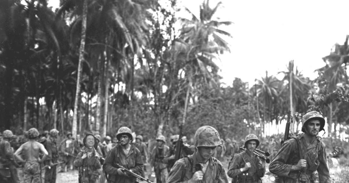 Battle of bougainville. Морская пехота во Вьетнаме. Американская морская пехота 1944. Морской пехотинец США 1944. Вьетнам 2 мировая война.