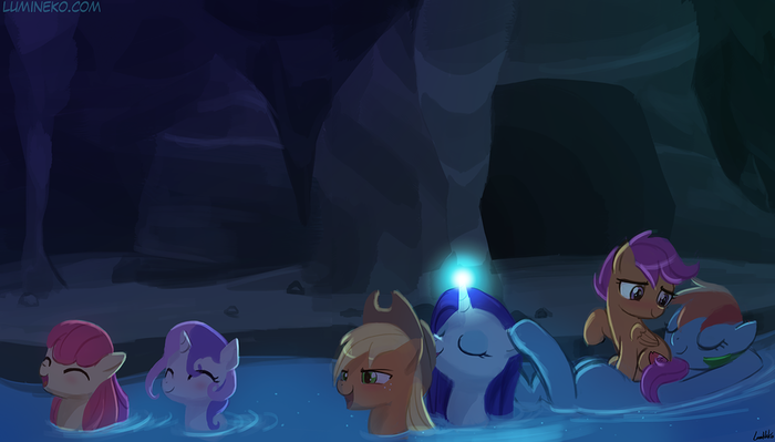 Camping Adventure My Little Pony, Ponyart, Applejack, Rarity, Rainbow Dash, Cutie Mark Crusaders, MLP Season 7, Lumineko