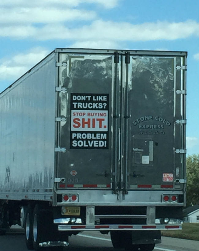 Don't like trucks? - Really, Translation, Truckers, Logics