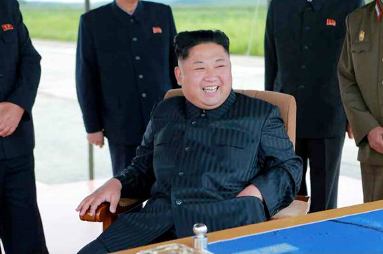 North Korean media posted a photo of Kim Jong-un against the backdrop of a rocket launch towards Japan - North Korea, Rocket, Kim Chen In, Longpost, Politics