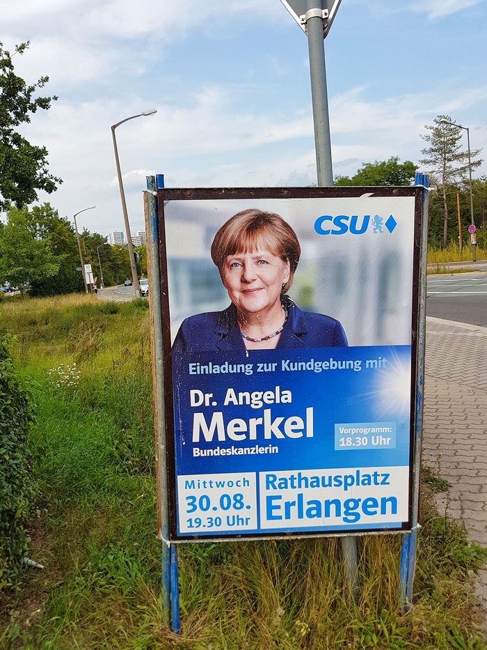 Coming to us... - My, Germany, Elections, Chancellor, 