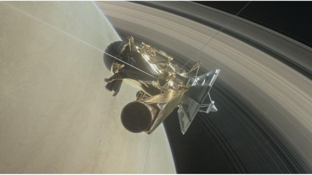 Перед смертью зонд Cassini раскрыл возраст колец Сатурна - Кассини, Зонд, Космос, Длиннопост, Интересное