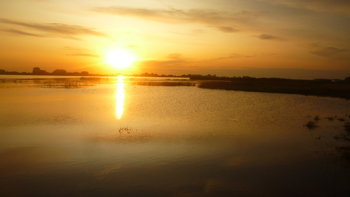 Sunset in Zagoritsy - Sunset, My, Pskov region