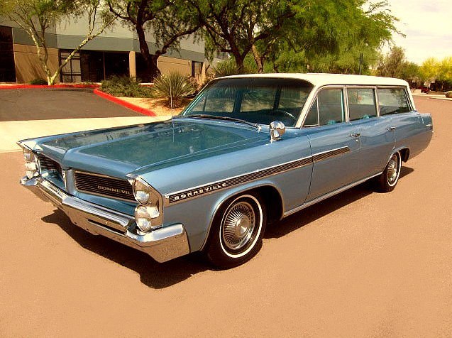 1963 Pontiac Bonneville Safari Wagon 389 (6.3) 313 HP - Pontiac Bonneville, Auto, Car, Longpost