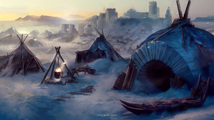 The Cold North - Art, Drawing, North, Nele Diel