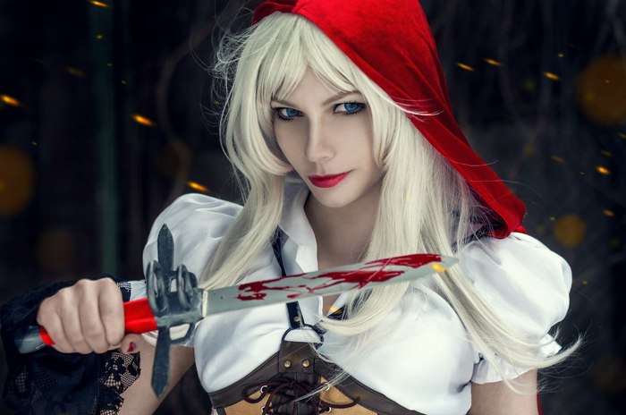 Winter Is Coming. Little Red Riding Hood from the game Woolfe - The Red Hood Diaries - My, Little Red Riding Hood, Cosplay, Video game, Story, Longpost