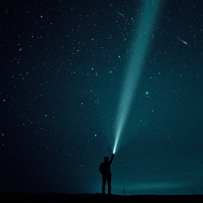 night outing - My, Night, Sky, Falling star, Photographer, Starfall