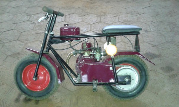 Another chainsaw moped - My, Moped, Moped from a bicycle, Longpost