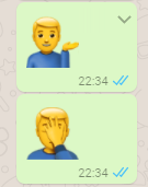 Whatsapp facepalm action - Whatsapp, Фэйспалм, Моё