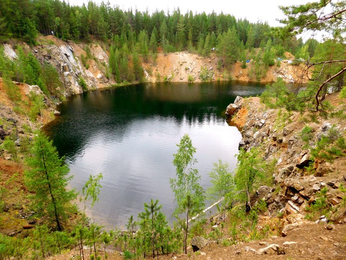 Quarry Nickel (workings Blue Lakes) - My, Ural, Sverdlovsk region, , Blue Lake, , Thursday, Longpost