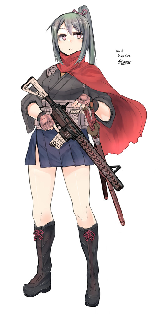 Anime military. - Anime art, Art, Anime, Anime military, Longpost