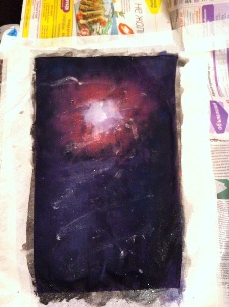 simply space - My, With your own hands, Painting, Space, Simply space, Longpost