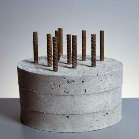 Concrete worker has a birthday - Cake, Concrete, Bachelor